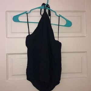 Navy Crop Top
